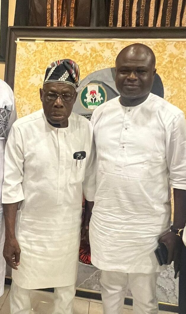 B.A with Former President of Nigeria,Olusegun Obasanjo