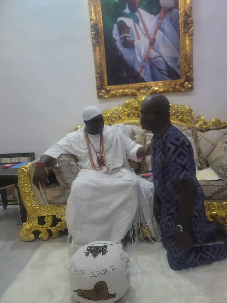 B.A with the Ooni of Ife