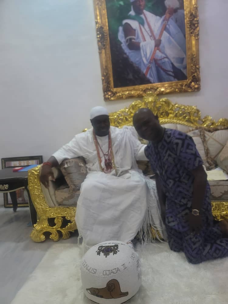 B.A with Ooni of Ife,Oba Adeyeye Enitan Ogunwusi, Ojaja II