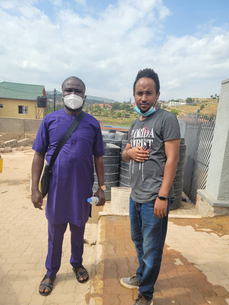 B.A with a consultant in Rwanda