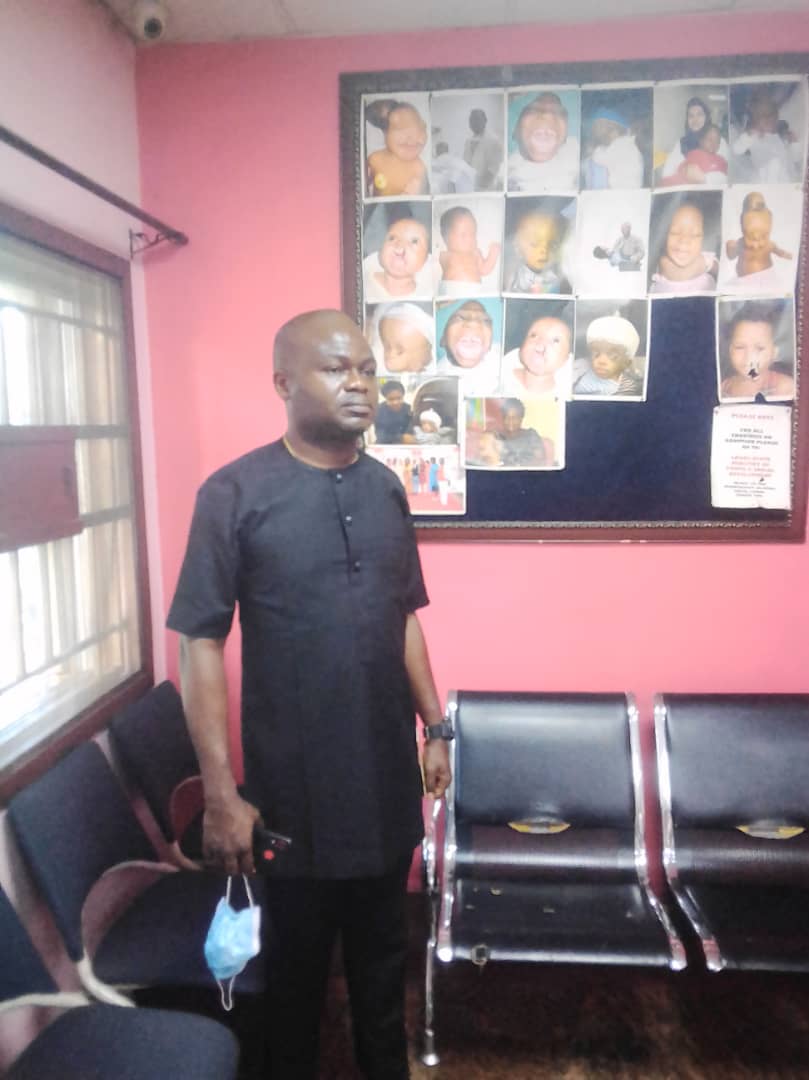 Visit to the children with disability home